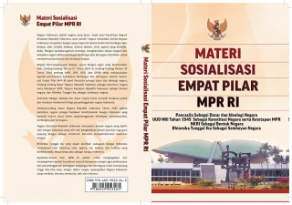 Materi Sosialisasi Empat Pilar MPR RI